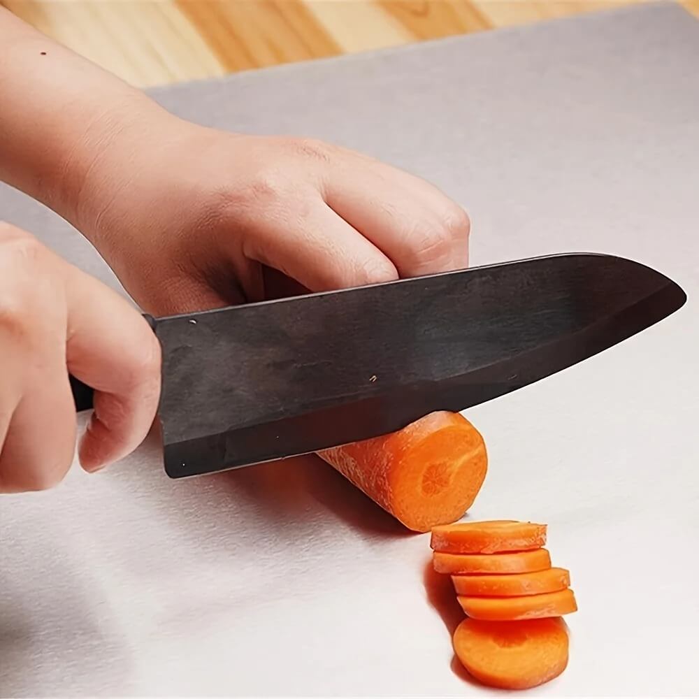 AKSEL – Skärbräda i Rostfritt Stål med Halkskydd, Säker Kant och Slitstark Yta för Kök & Bakning