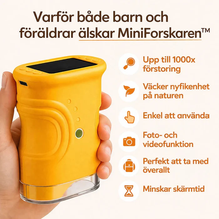 MiniForskaren™ - För barn som vill upptäcka världen på riktigt