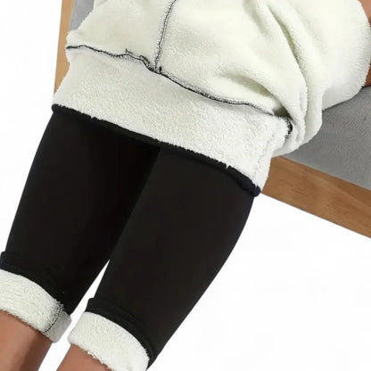 Varma Fleece-Tights - Blå
