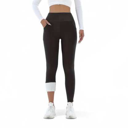 Varma Fleece-Tights - Grå