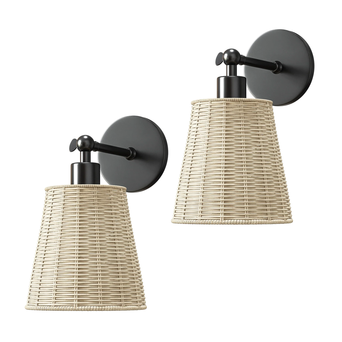 NATURLIG TRÅDLÖS VÄGGLAMPA