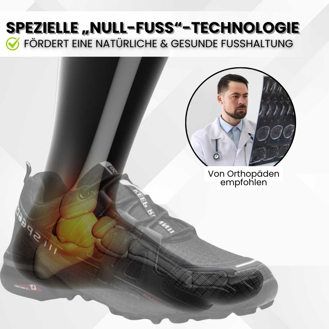 OrthoTrekking - Ergonomischer schmerzlindernder Trekking u.- Wanderschuh | Ergonomisches Design