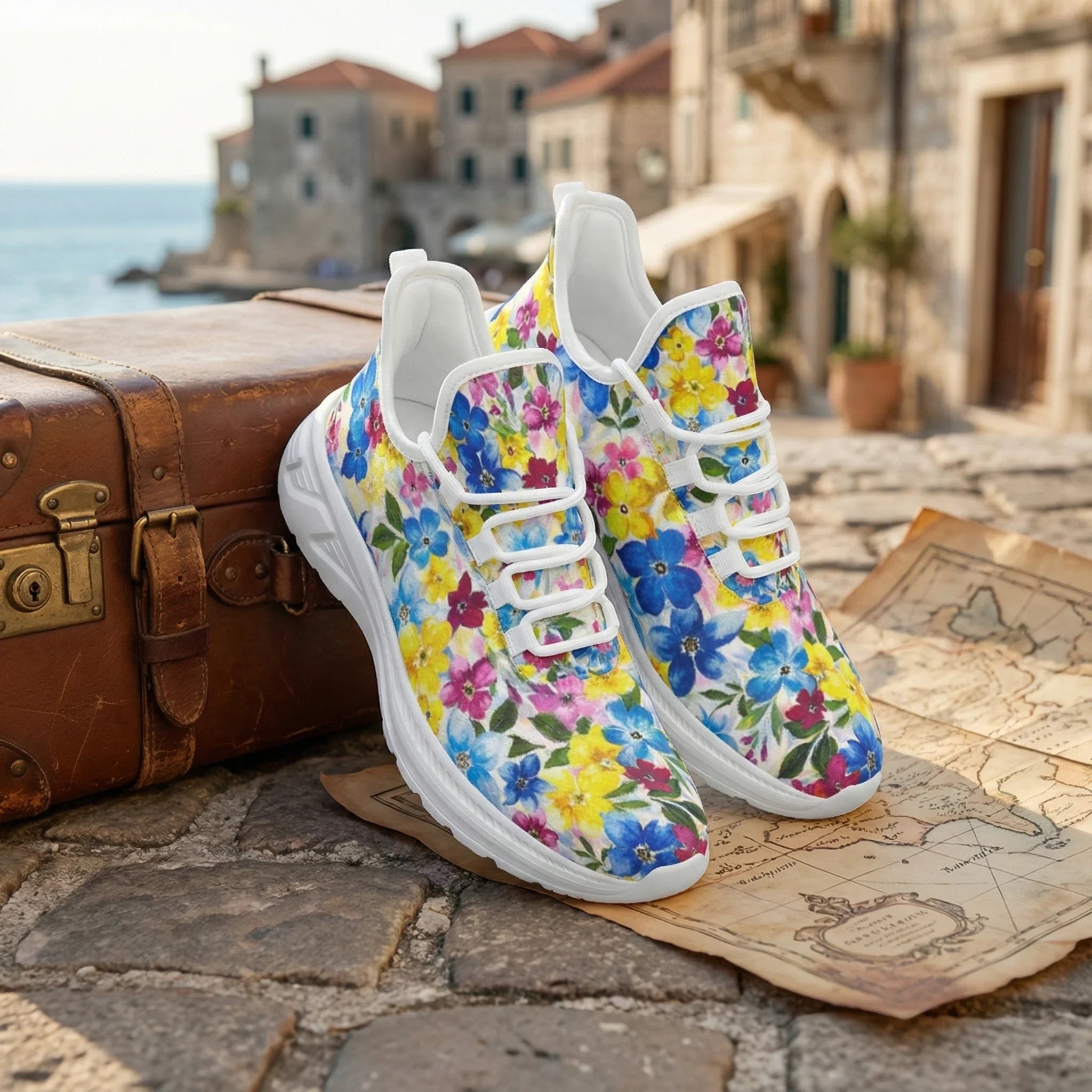 Print casual sneakers