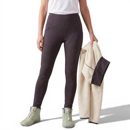 Varma Fleece-Tights - Grå
