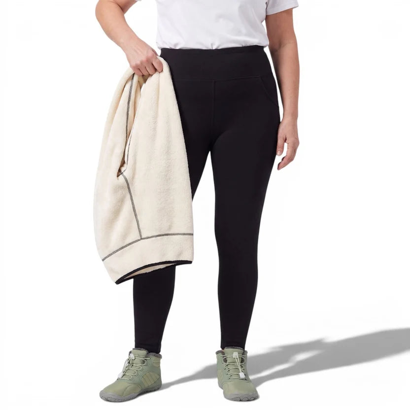 Varma Fleece-Tights - Svart